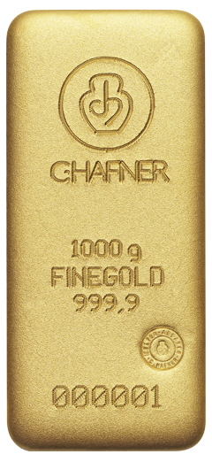 C.Haffner 1000g Goldbarren I Investition in 100 % echtes Gold